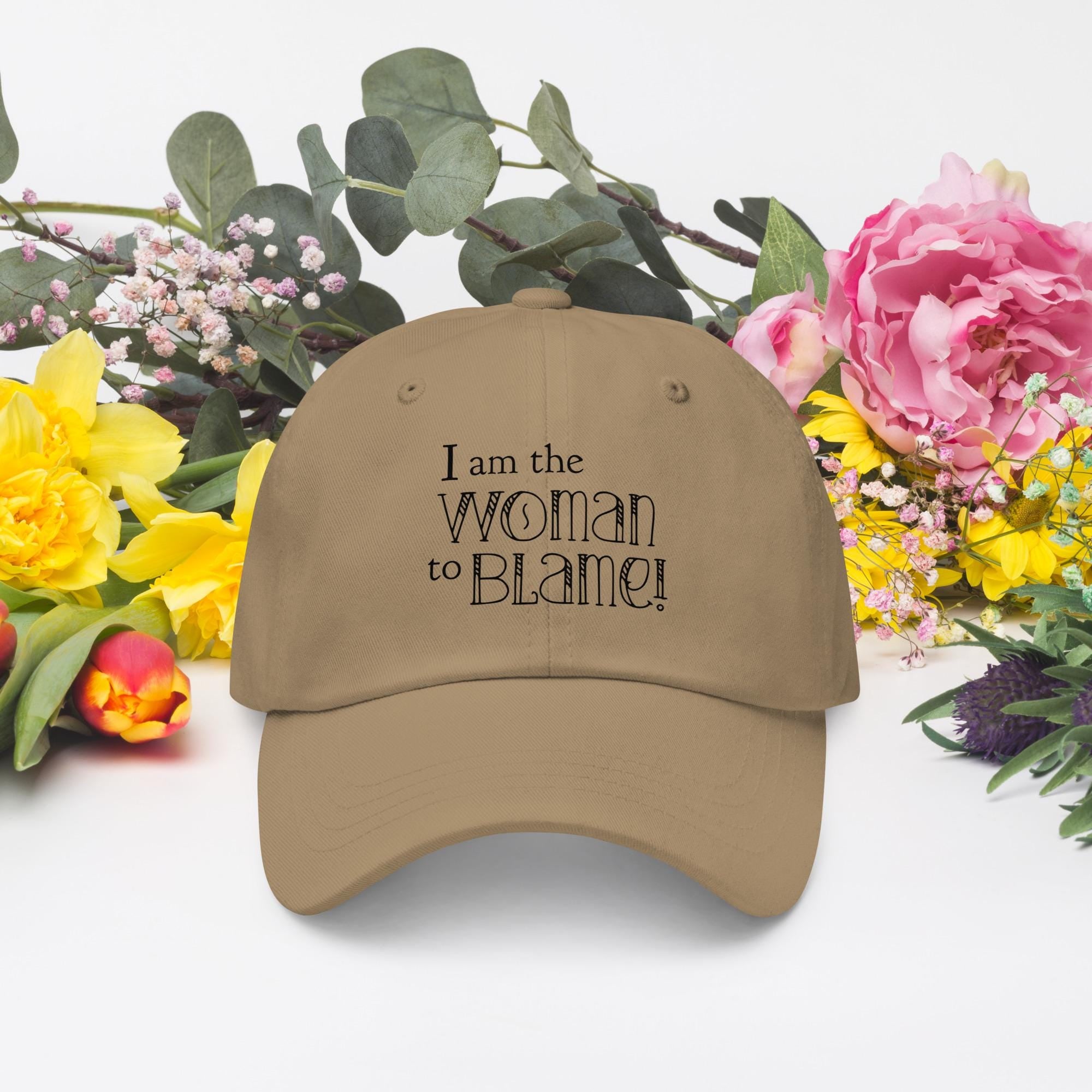 I Am The Woman To Blame Dad Hat: Jimmy Buffett Parrothead Hat