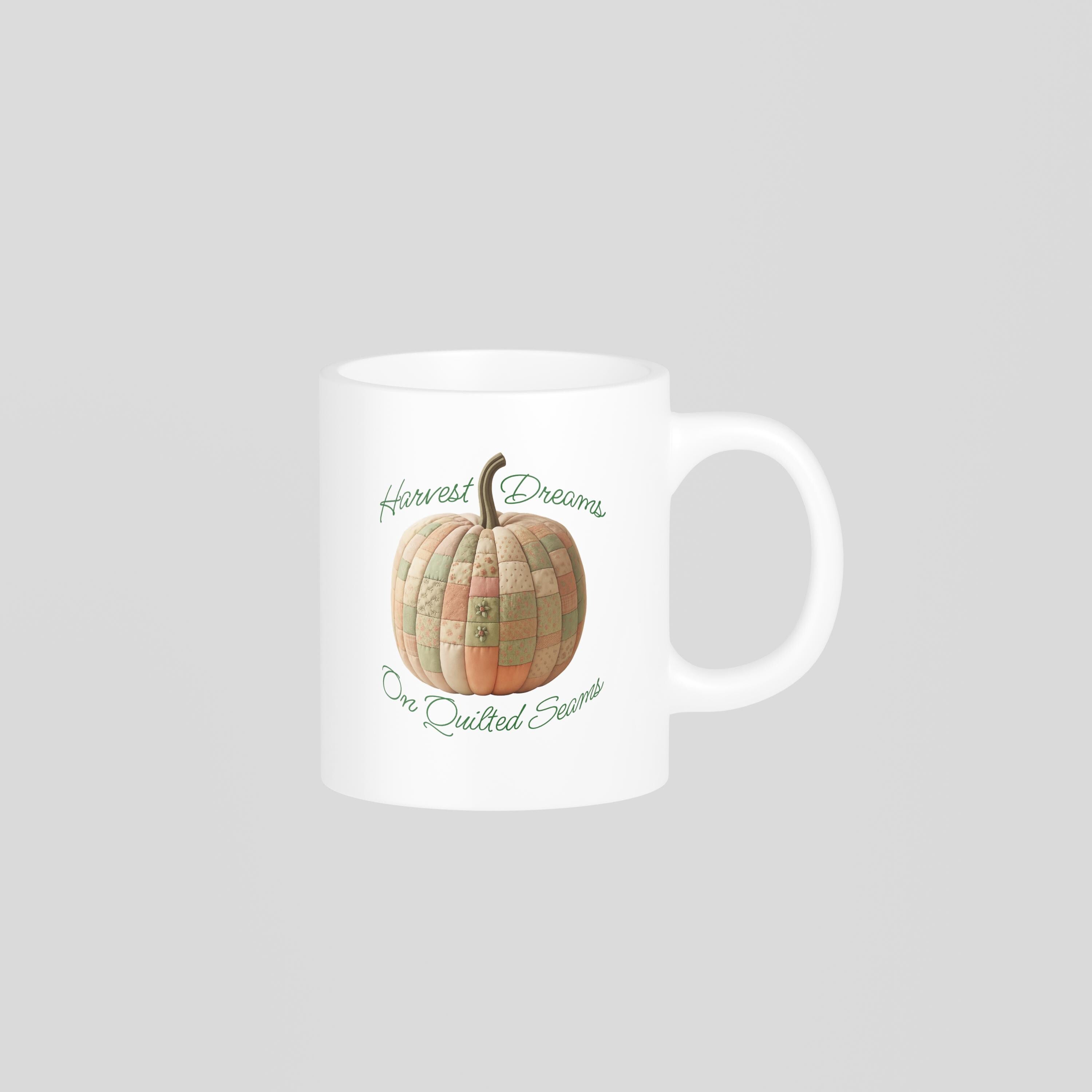 Quilted Pumpkin PNG: Harvest Dreams on Fabric (Digital Download)