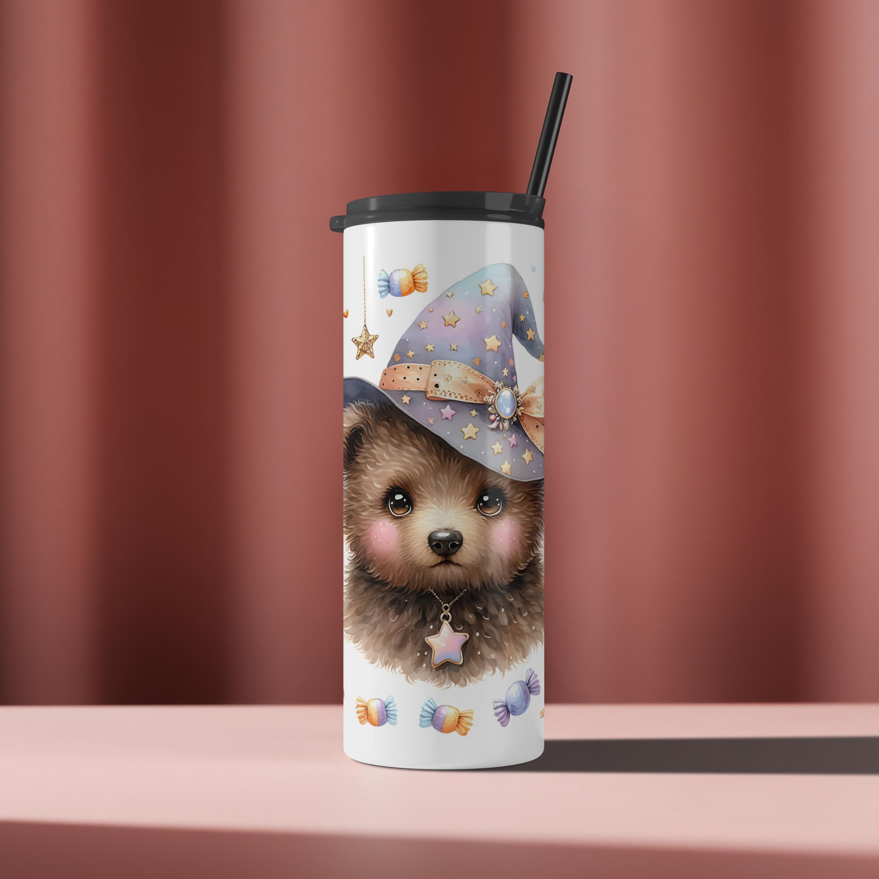 Halloween Bear Cub PNG: Trick or Treat, Fall Pumpkin (Digital Download)