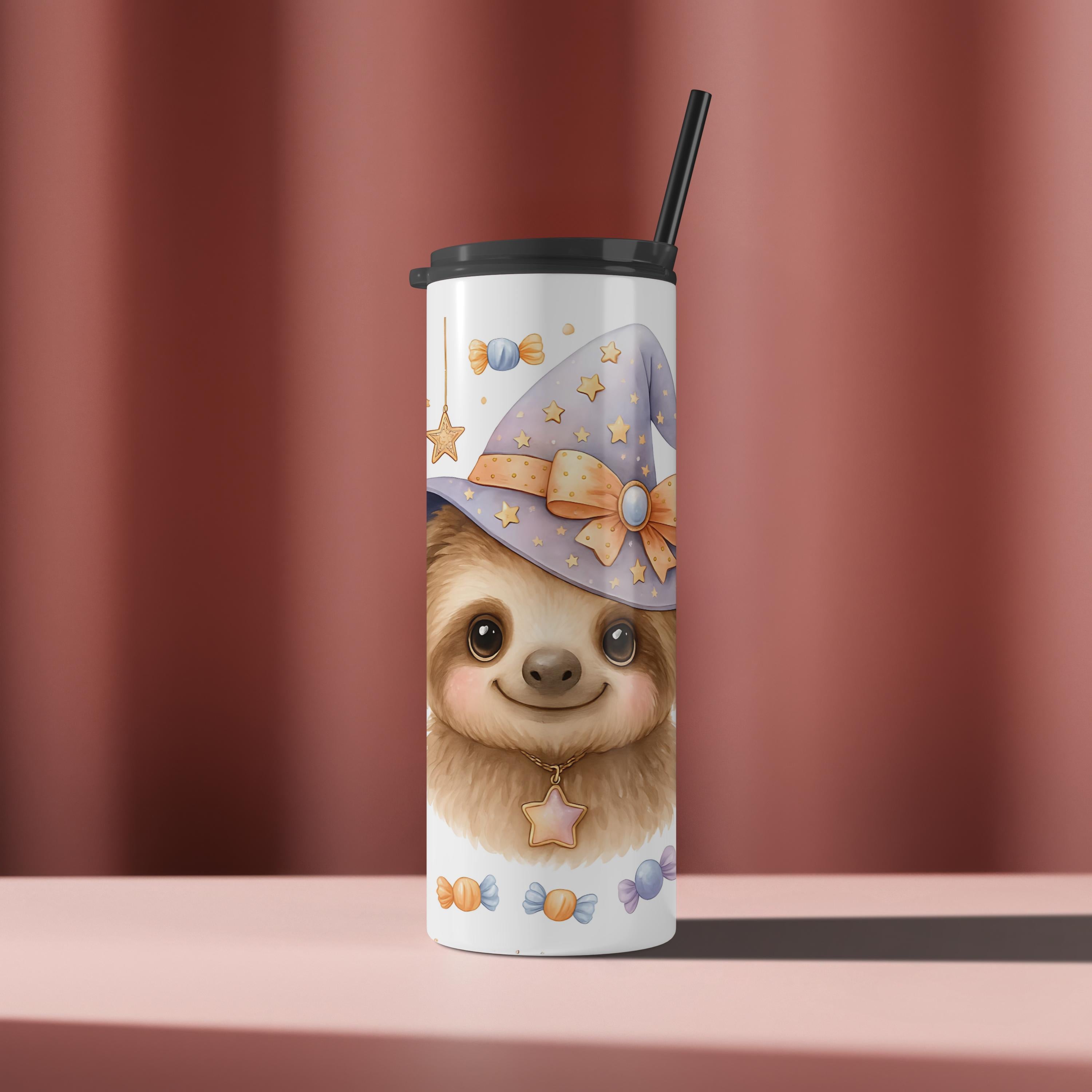 Sloth Baby Halloween PNG file, Halloween sloth, cute boo, Trick or Treat png, cute sloth png, candy sloth, fall pumpkin, baby sloth, sloth