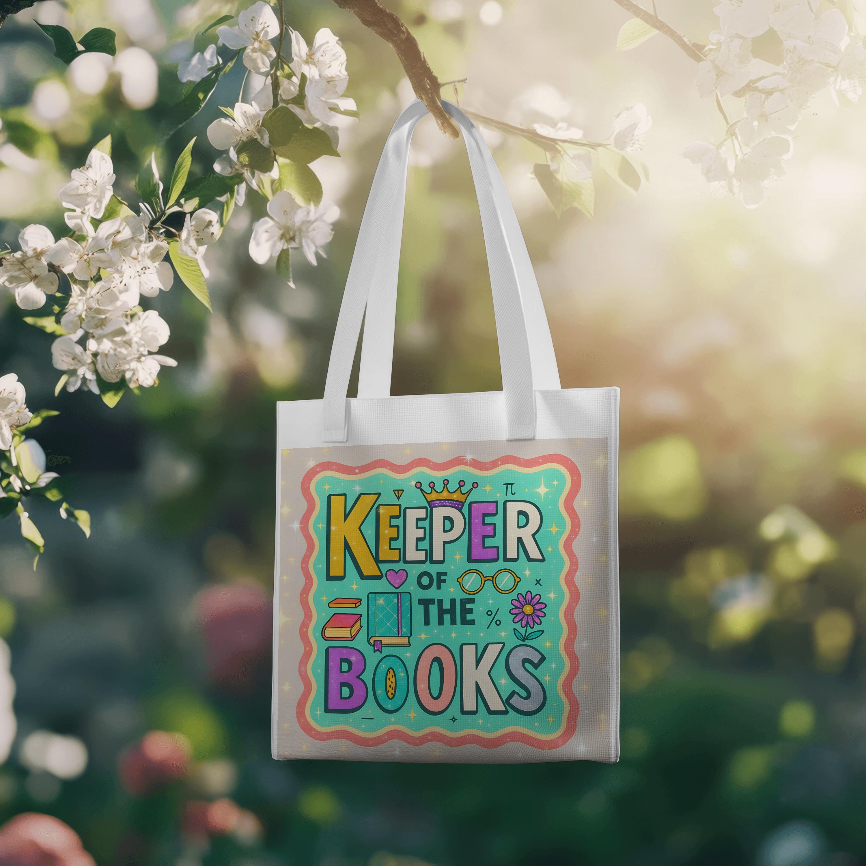 Keeper of the Books PNG: Bookkeeper Shirt Design (Digital Download)