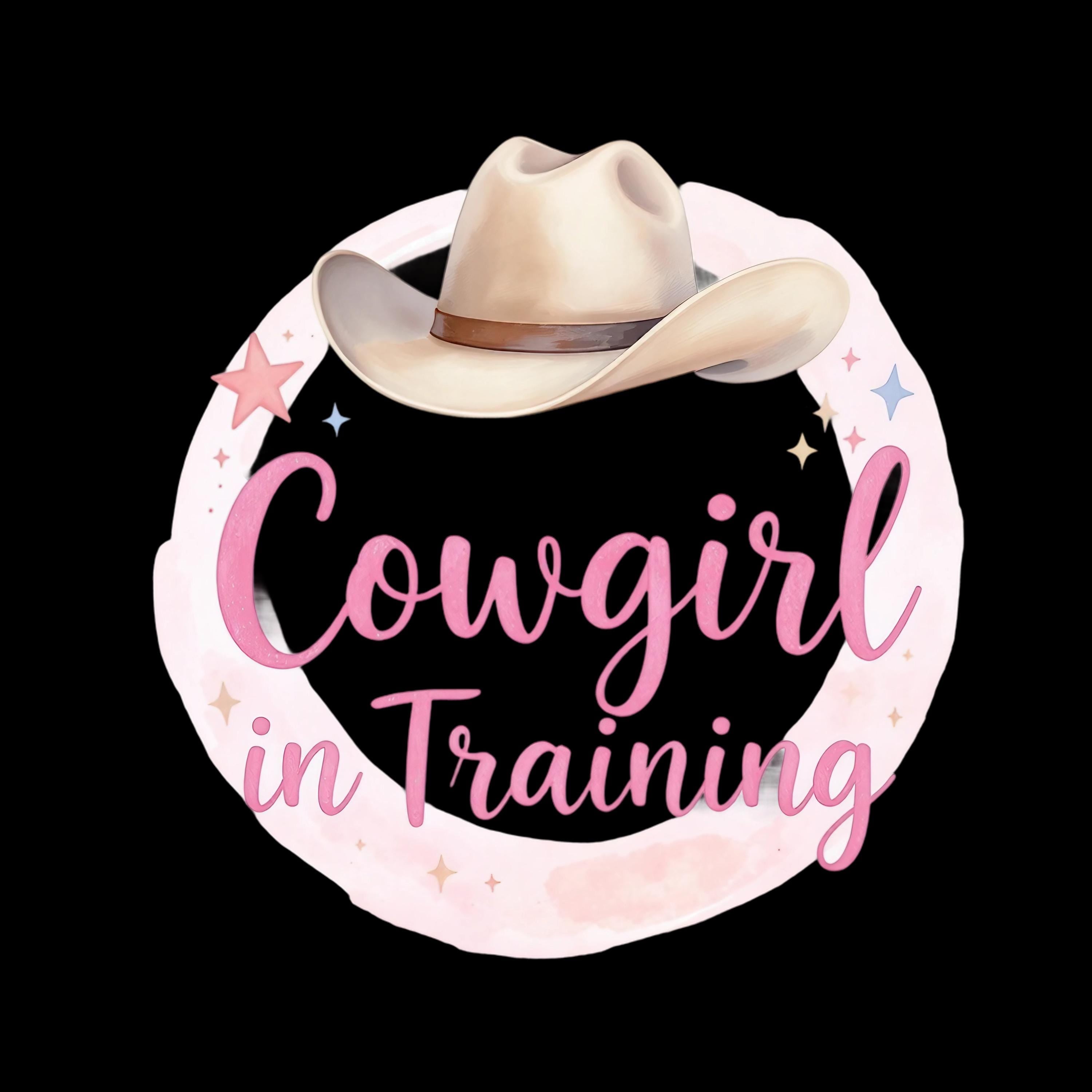 Cowgirl in Training T-Shirt, Baby Cowgirl, Future Cowgirl, Cowboy Hat Shirt, Baby Shower Gift, onesie, pink shirt, baby gift, shower gift