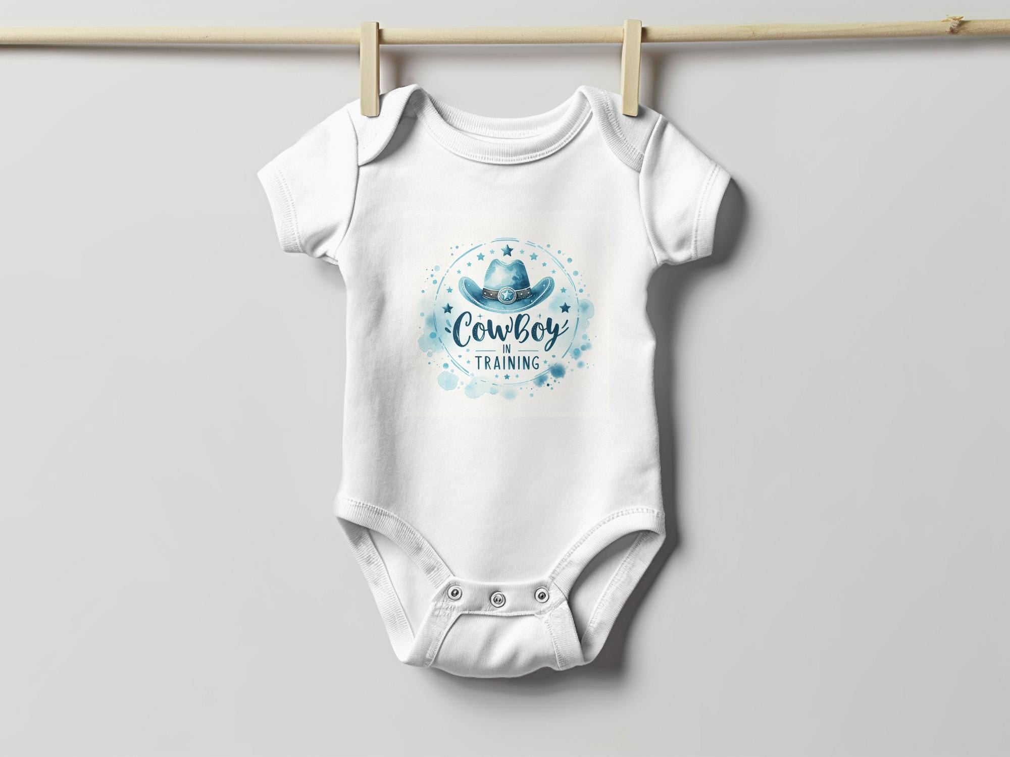 Cowboy In Training Baby Outfit: Western Onesie T-Shirt