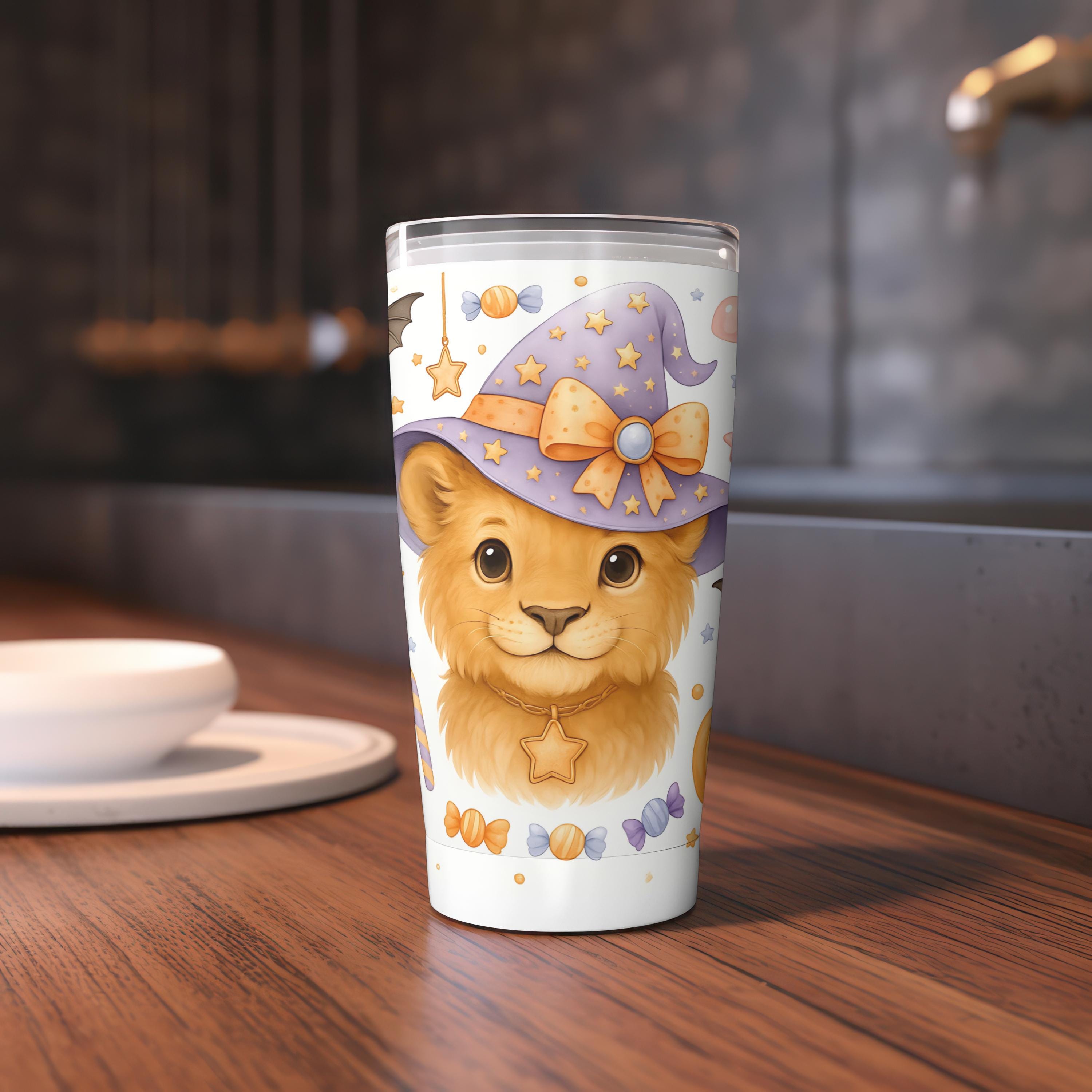 Lion cub Halloween PNG file, Halloween lion, cute boo, Trick or Treat png, cute lion png, autumn PNG, fall pumpkin, baby lion, fall lion
