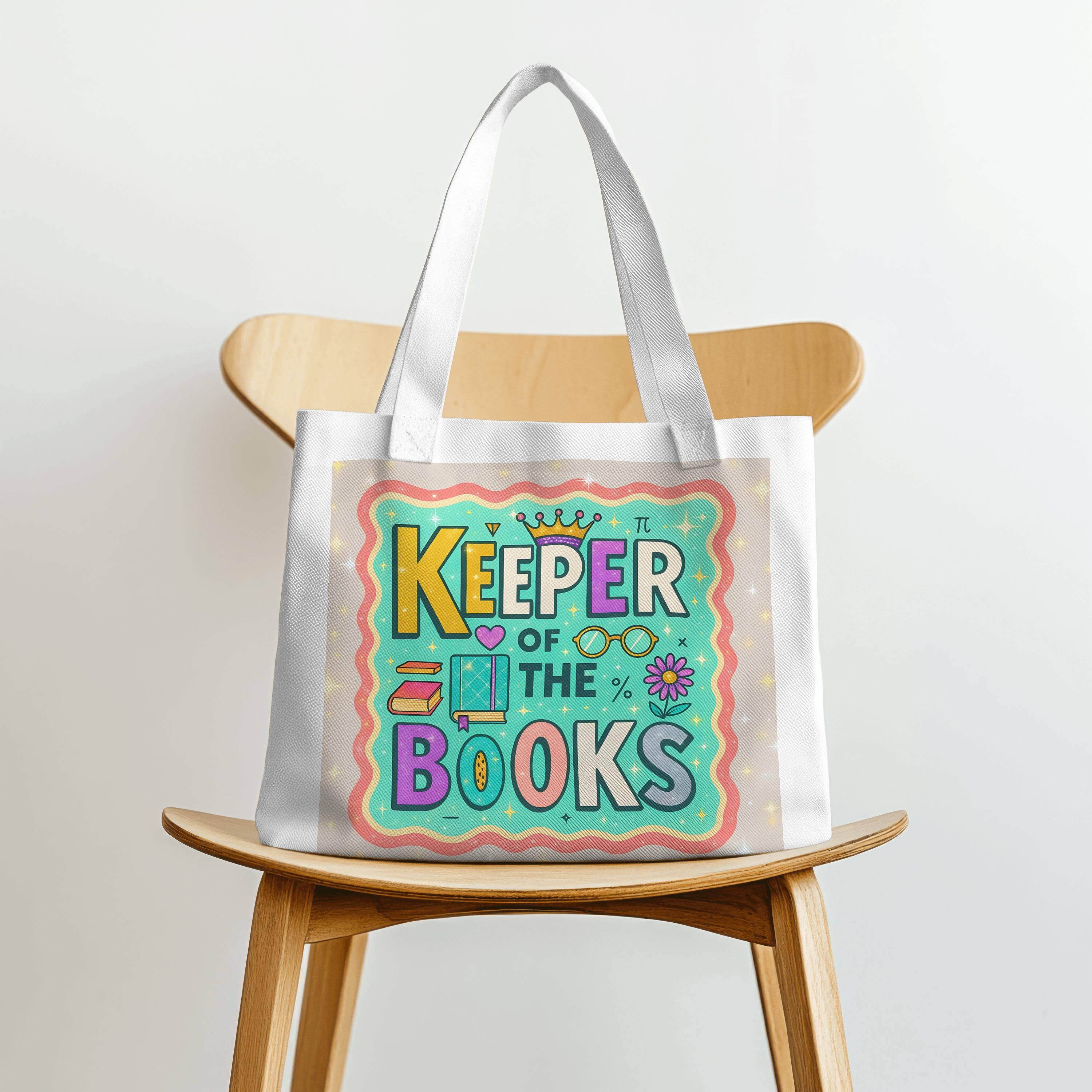 Keeper of the Books PNG: Bookkeeper Shirt Design (Digital Download)