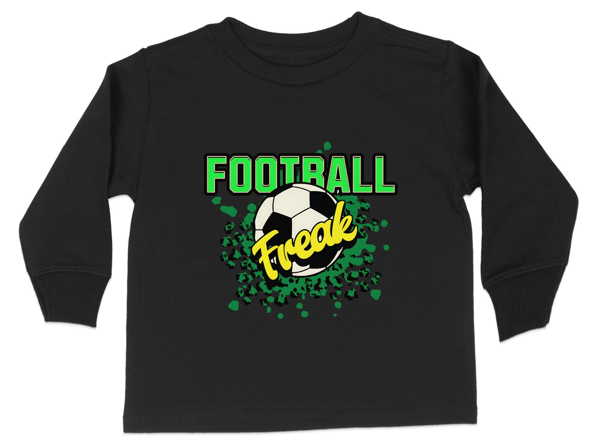 Football Freak Toddler Long Sleeve T-Shirt: Football Fan Apparel