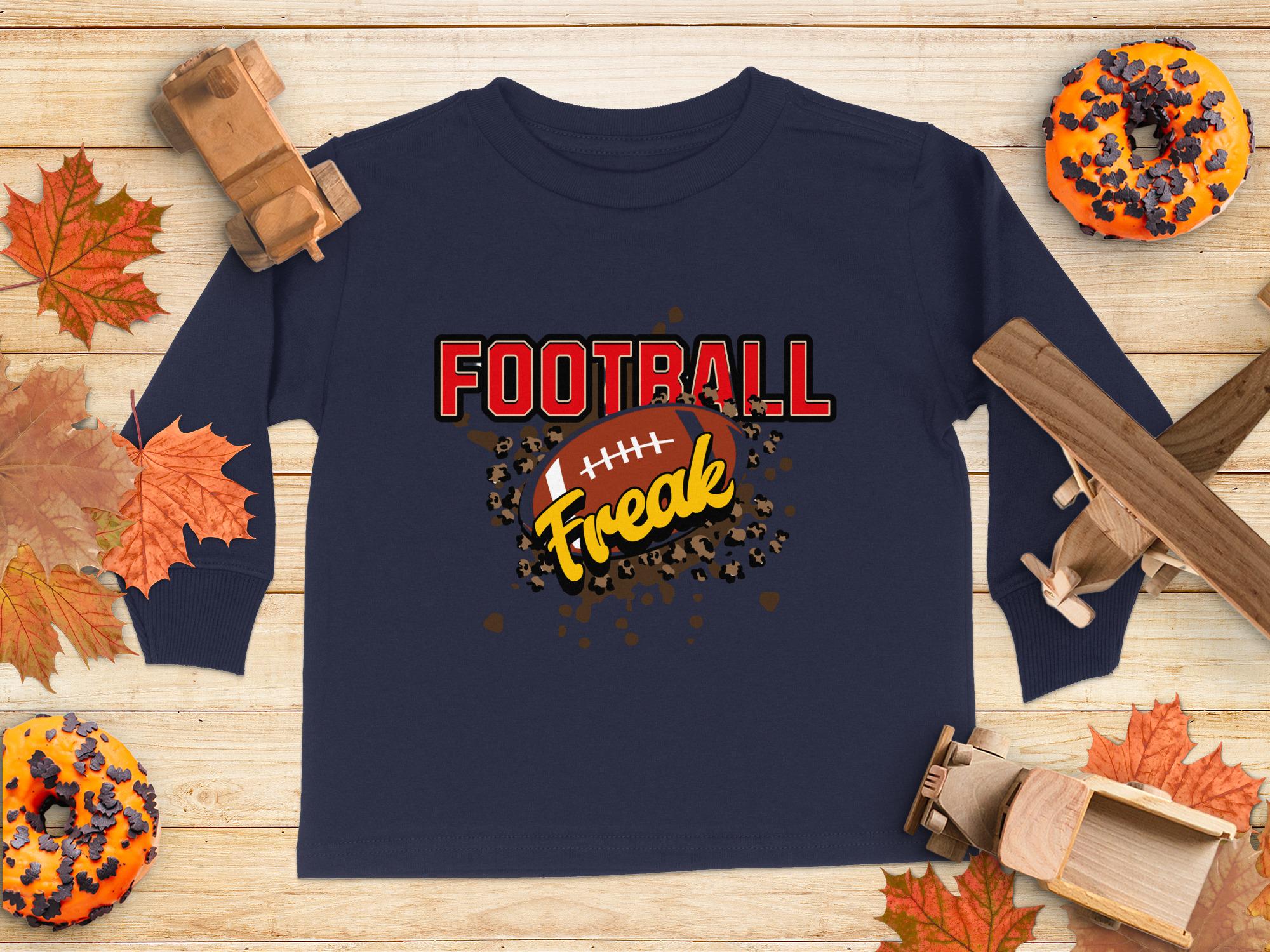 Football Freak Toddler T-Shirt: Gridiron Fan Apparel