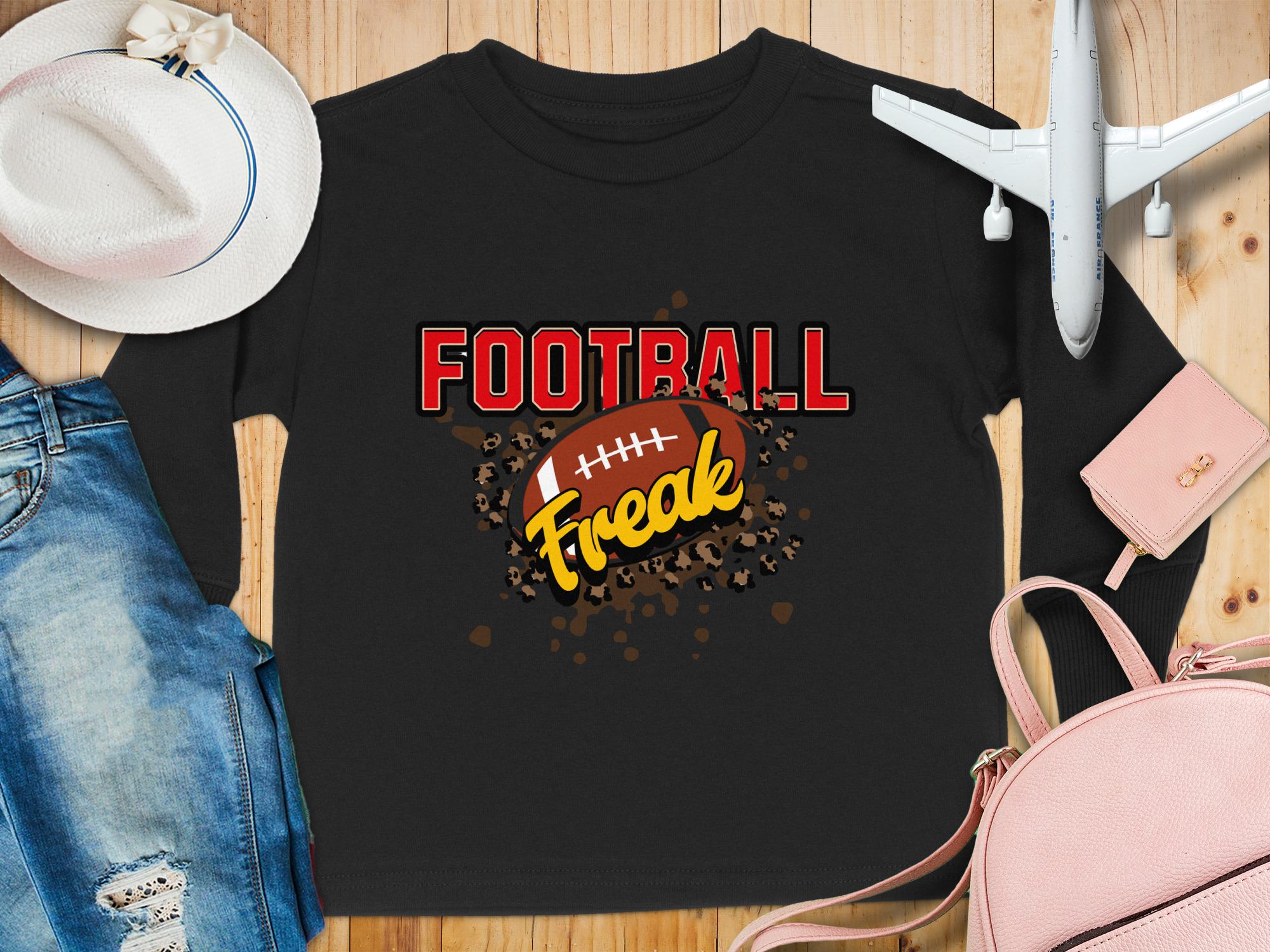 Football Freak Toddler T-Shirt: Gridiron Fan Apparel