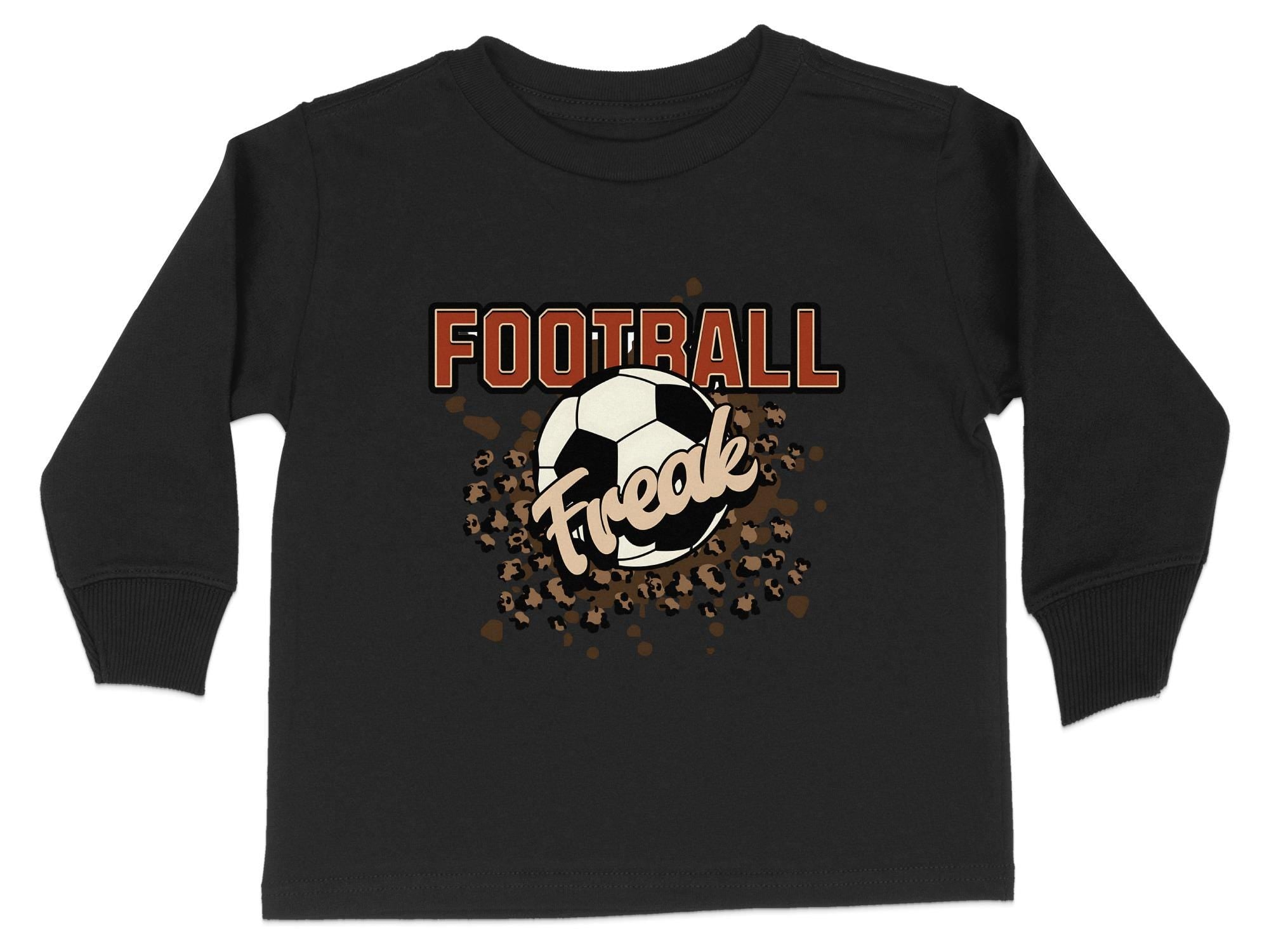 Football Freak Toddler Long Sleeve Shirt: Game Day Tee