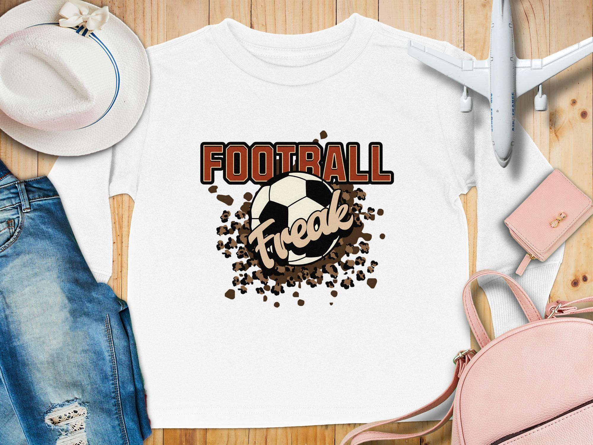Football Freak Toddler Long Sleeve Shirt: Game Day Tee