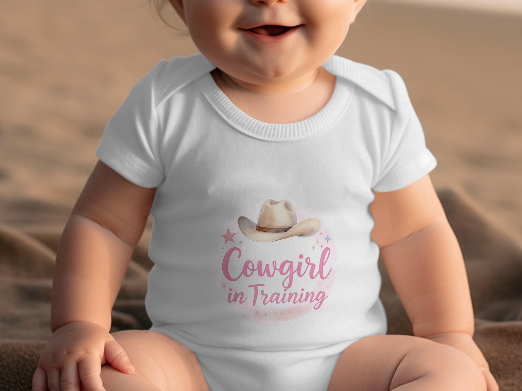 Cowgirl in Training T-Shirt, Baby Cowgirl, Future Cowgirl, Cowboy Hat Shirt, Baby Shower Gift, onesie, pink shirt, baby gift, shower gift