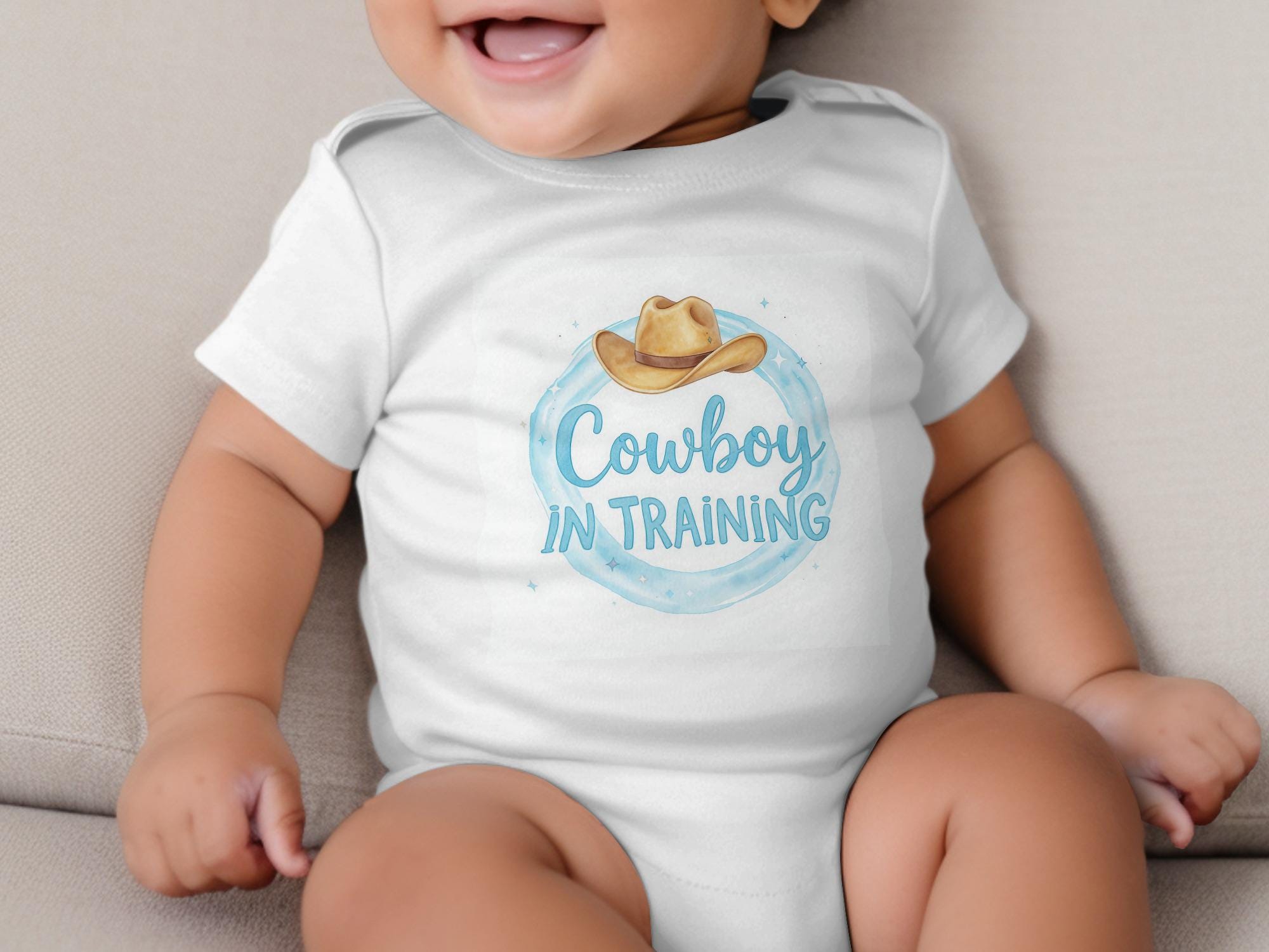 Cowboy In Training Baby Onesie: Western Rodeo Gift