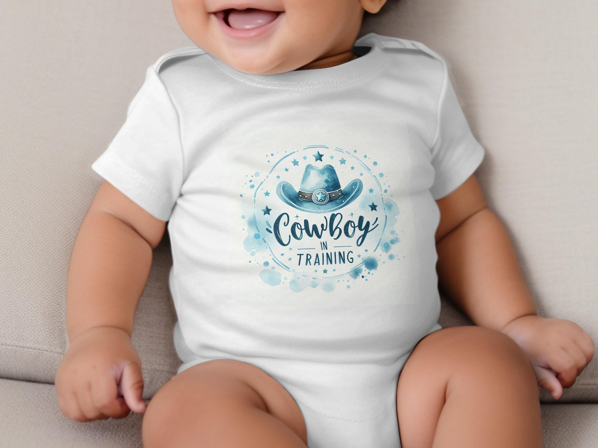 Cowboy In Training Baby Outfit: Western Onesie T-Shirt