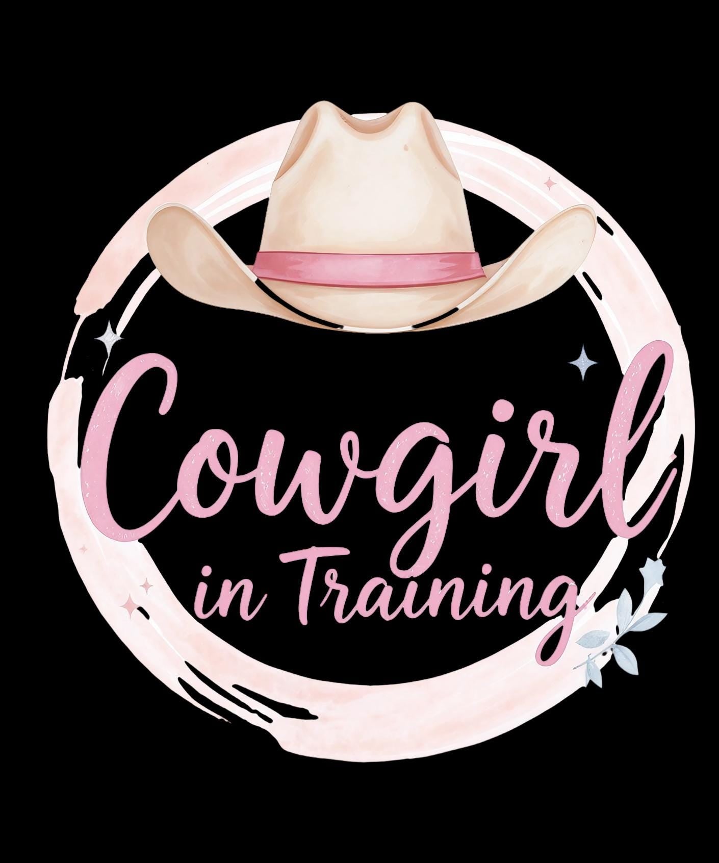 Cowgirl in Training PNG: Baby Rodeo T-Shirt Design (Digital Download