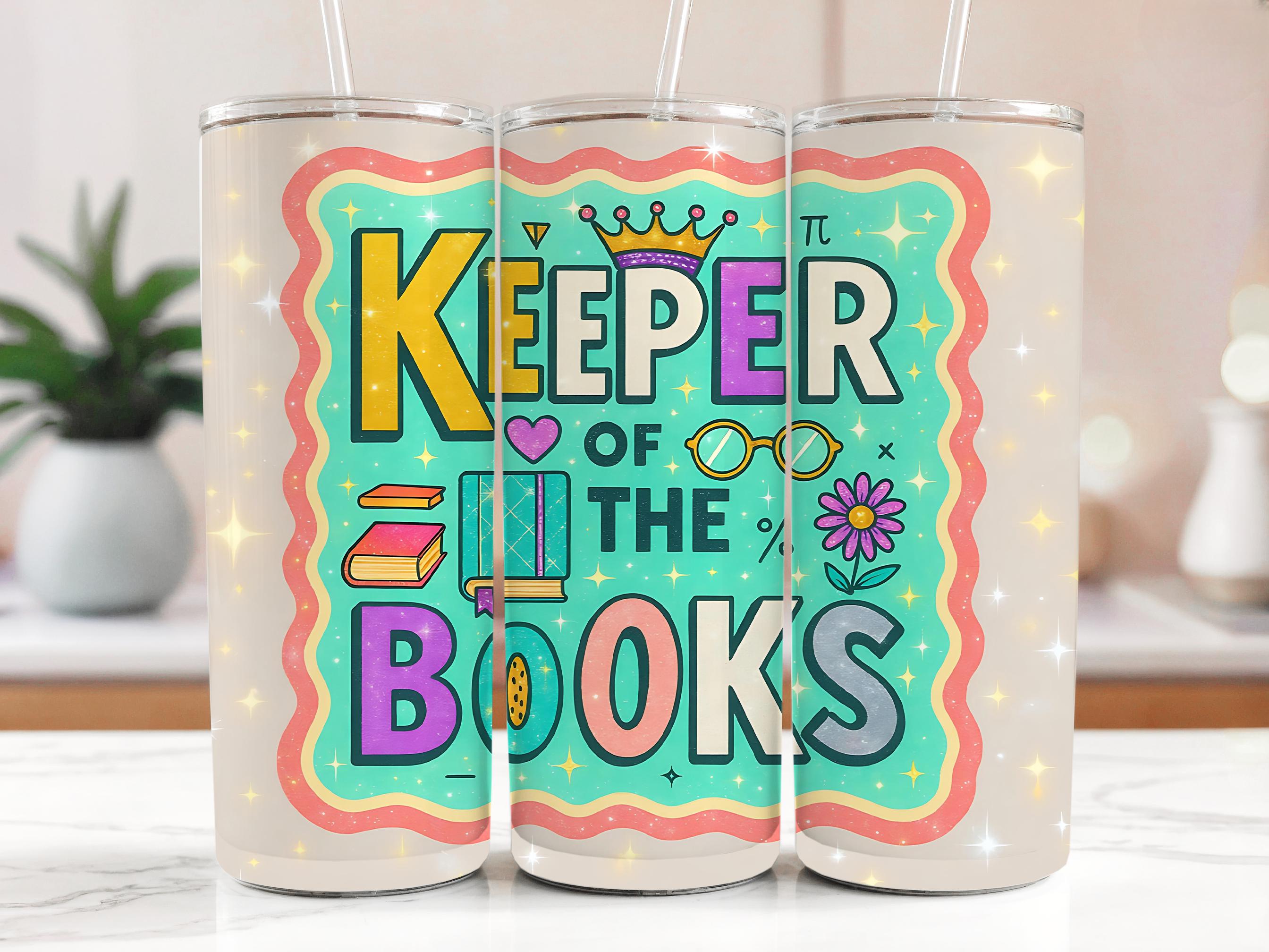 Keeper of the Books PNG: Librarian, Bookkeeper Digital Design (PDF, JPEG Included)