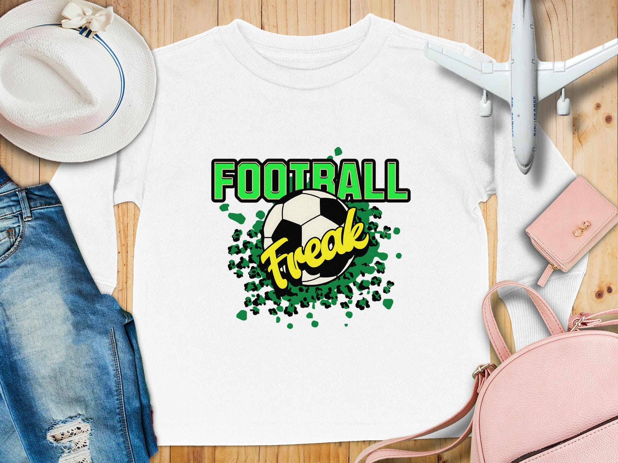 Football Freak Toddler Long Sleeve T-Shirt: Football Fan Apparel