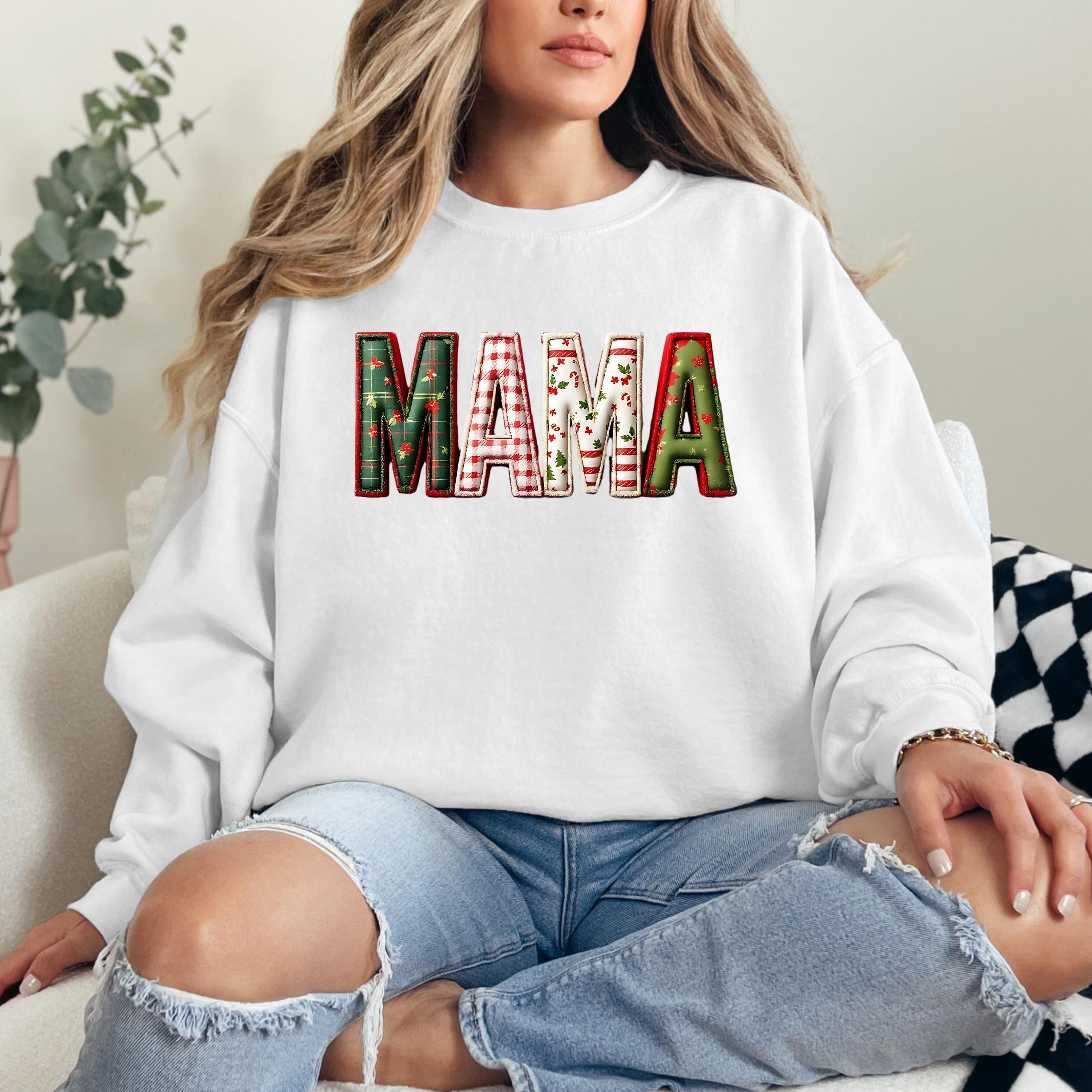 Christmas Mama Print: Holiday Letters Art (Digital Download)