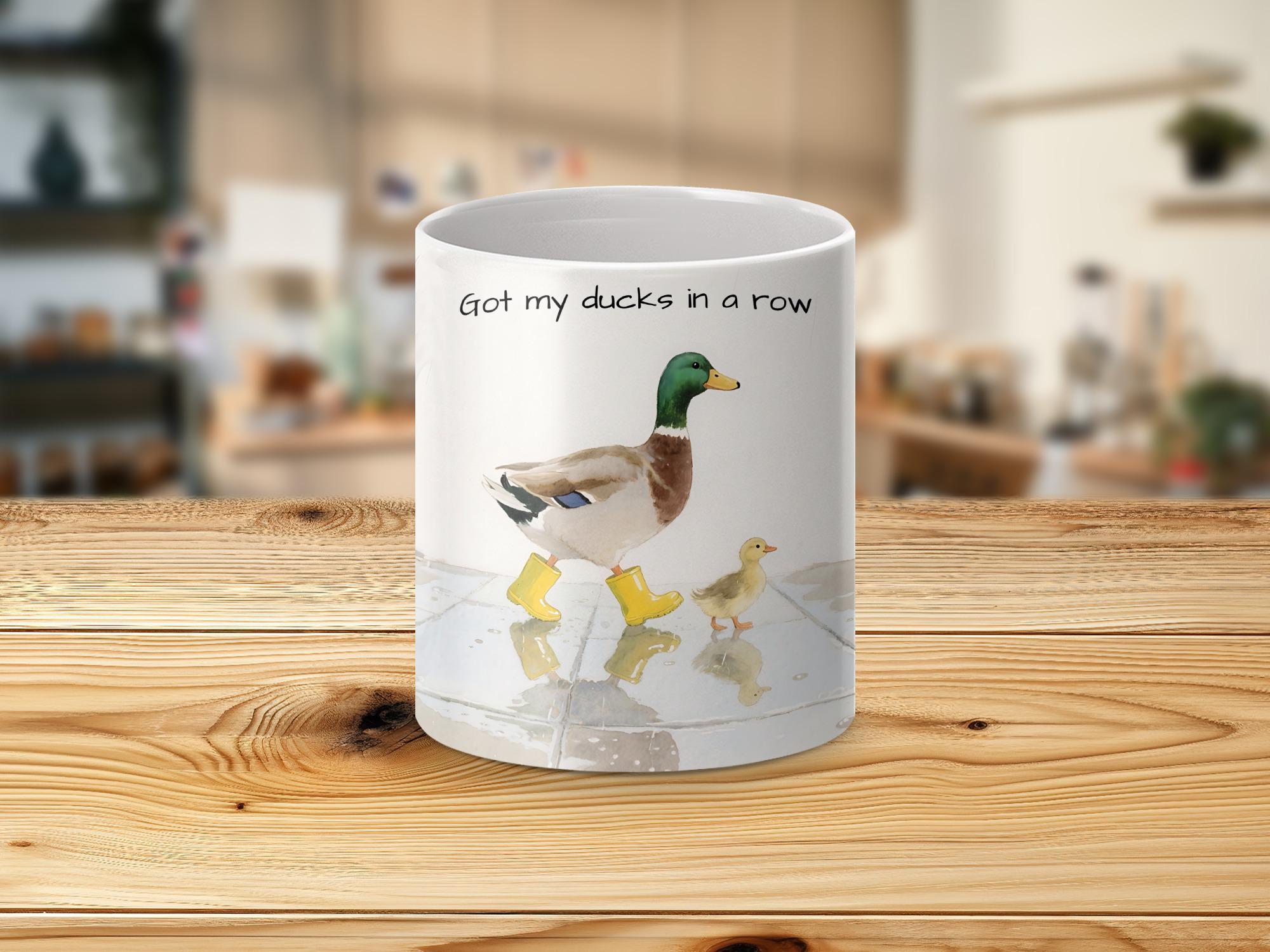 Ducklings in Rubber Boots PNG: Mom and Baby Sublimation Design (Digital Download)