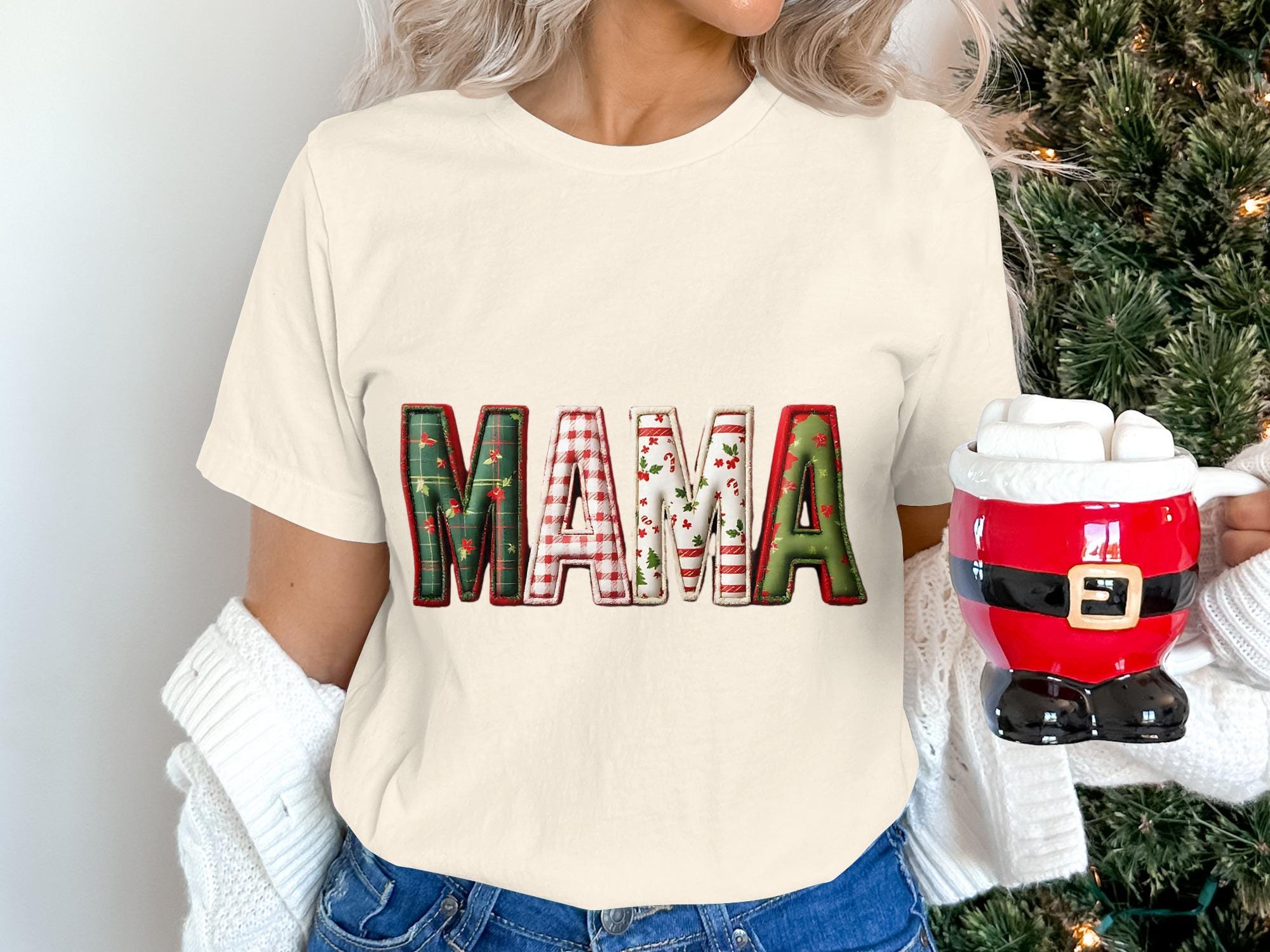 Christmas Mama Print: Holiday Letters Art (Digital Download)