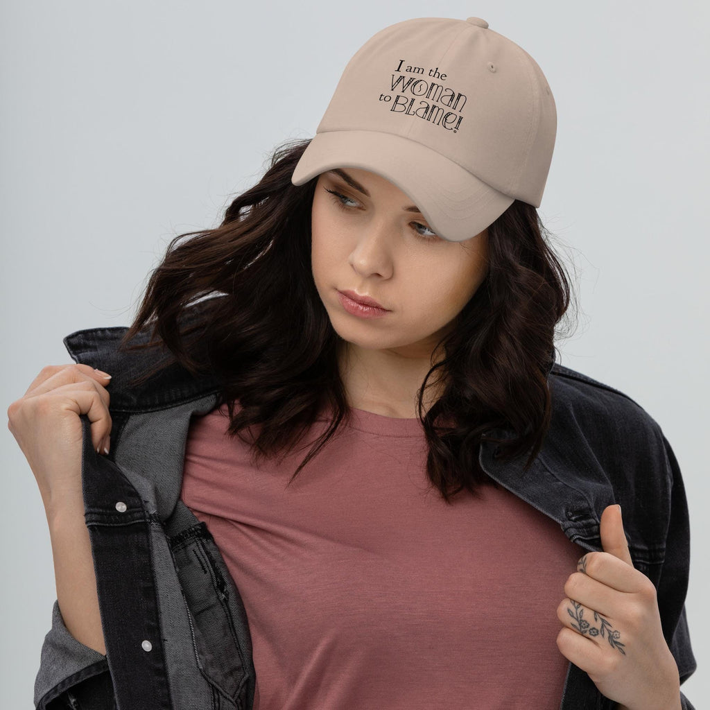I Am The Woman To Blame Dad Hat: Jimmy Buffett Parrothead Hat