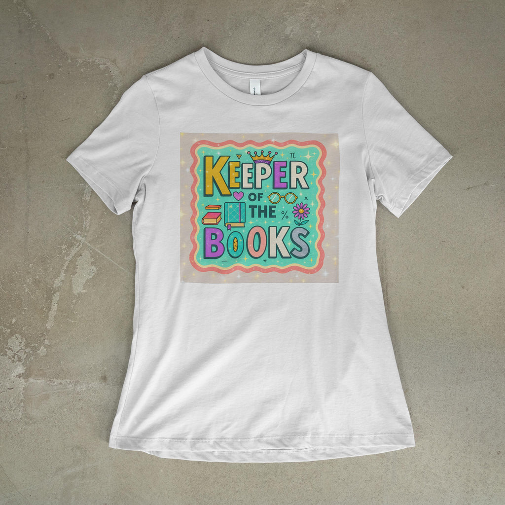 Keeper of the Books PNG: Bookkeeper Shirt Design (Digital Download)