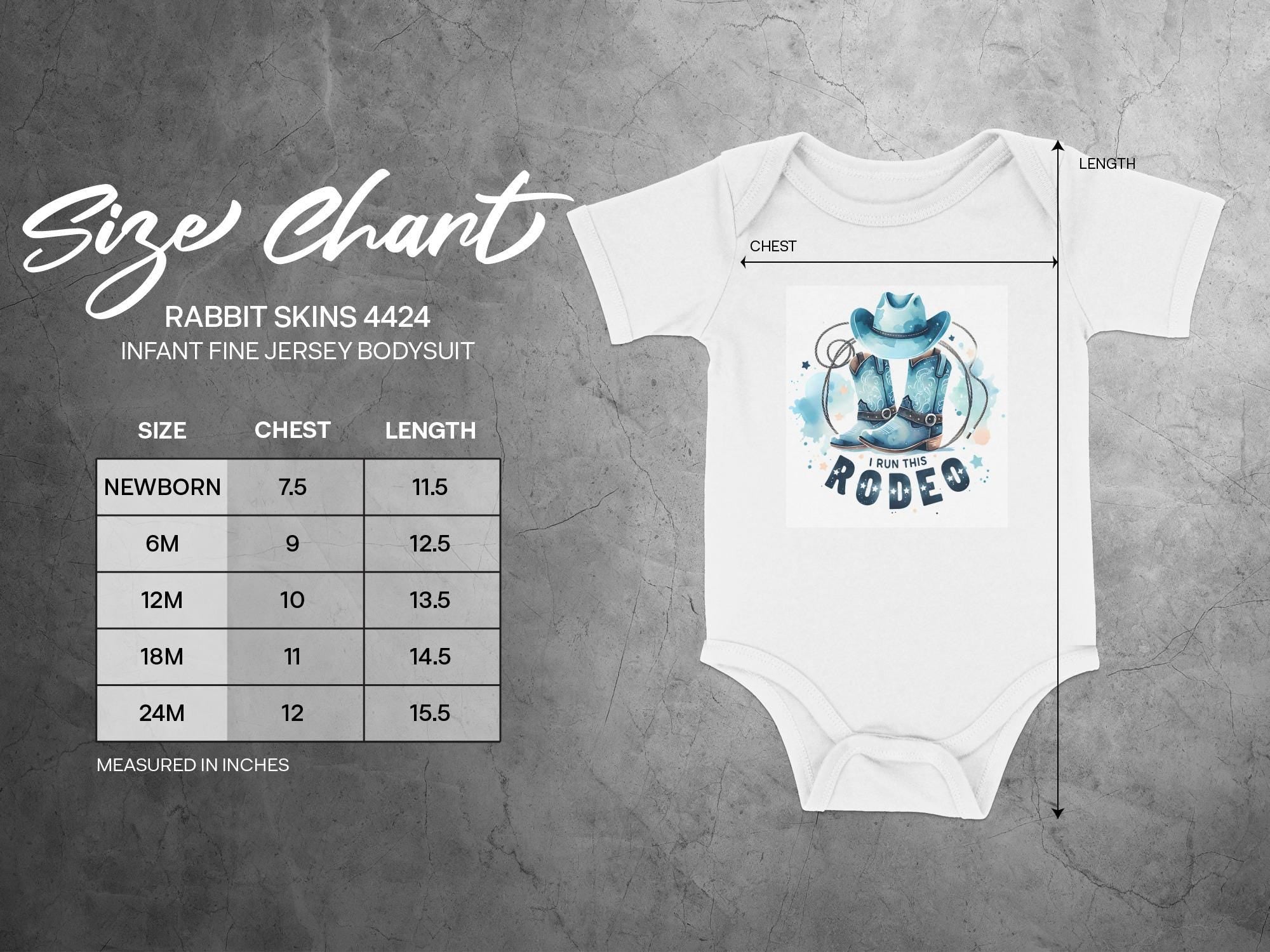 I Run This Rodeo Baby Onesie: Cowboy Boots, Western Outfit