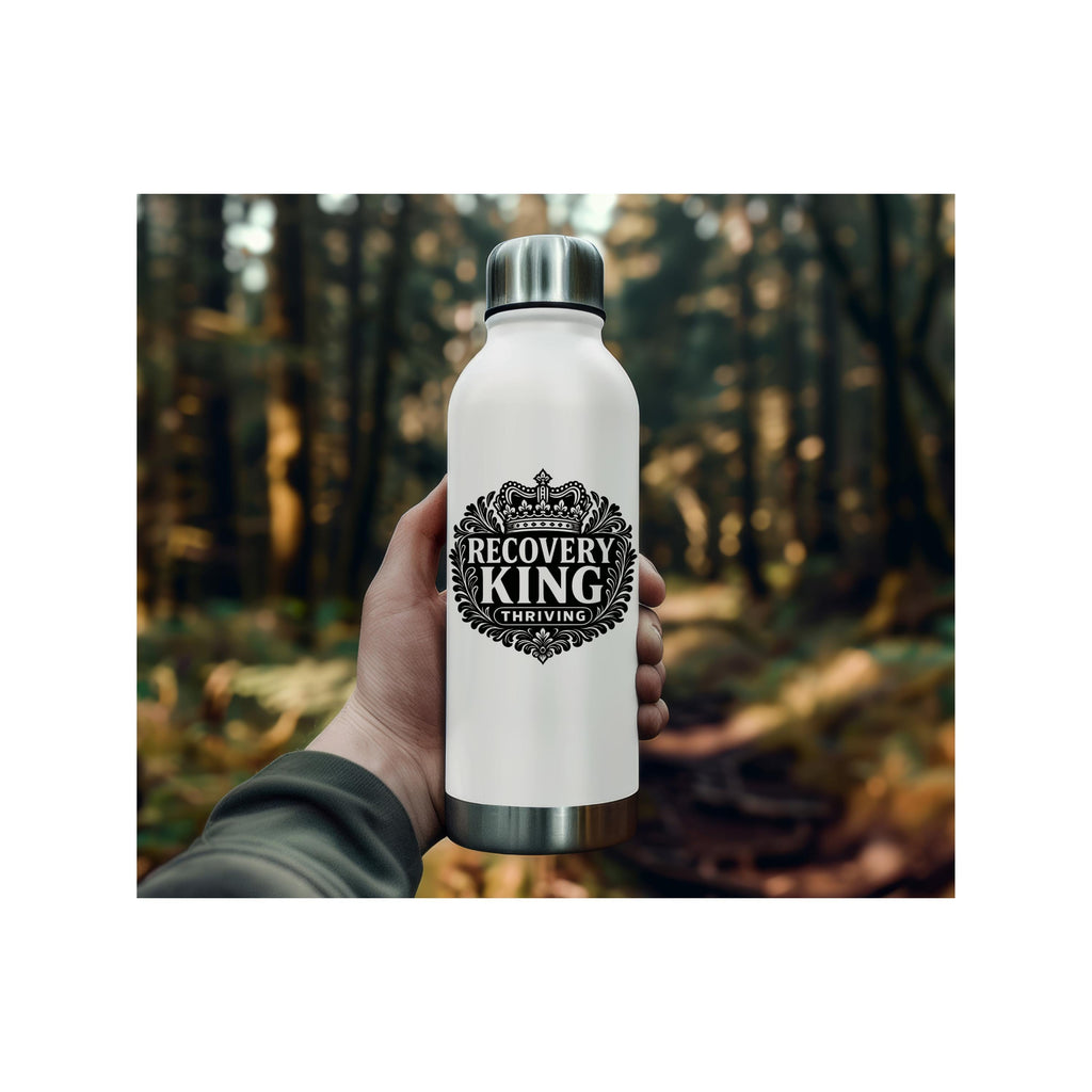 Recovery King Crown Sticker: Addiction, Cancer, Trauma Support