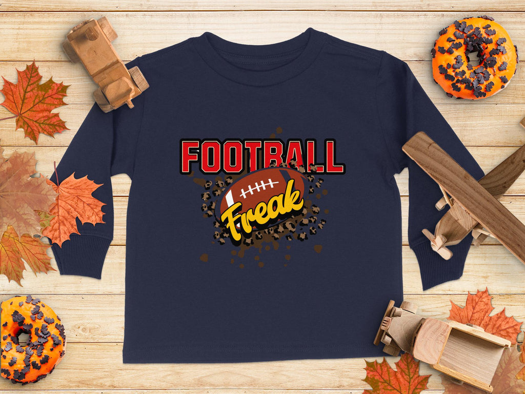 Football Freak Toddler T-Shirt: Gridiron Fan Apparel