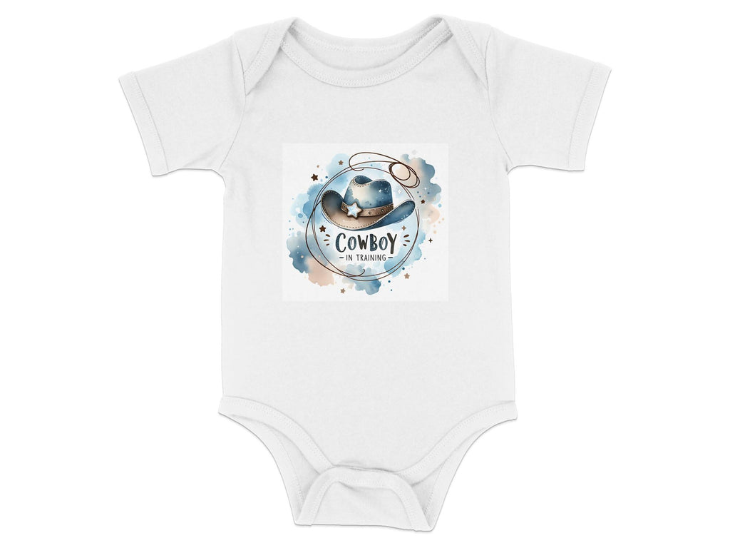 Cowboy in Training Baby Shirt: Western Onesie, Rodeo Theme