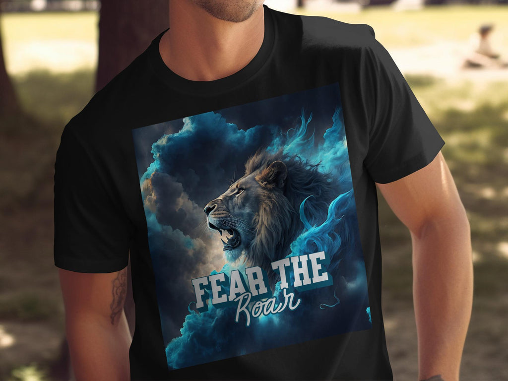 Roaring Lion Graphic T-Shirt: Fear the Roar Design