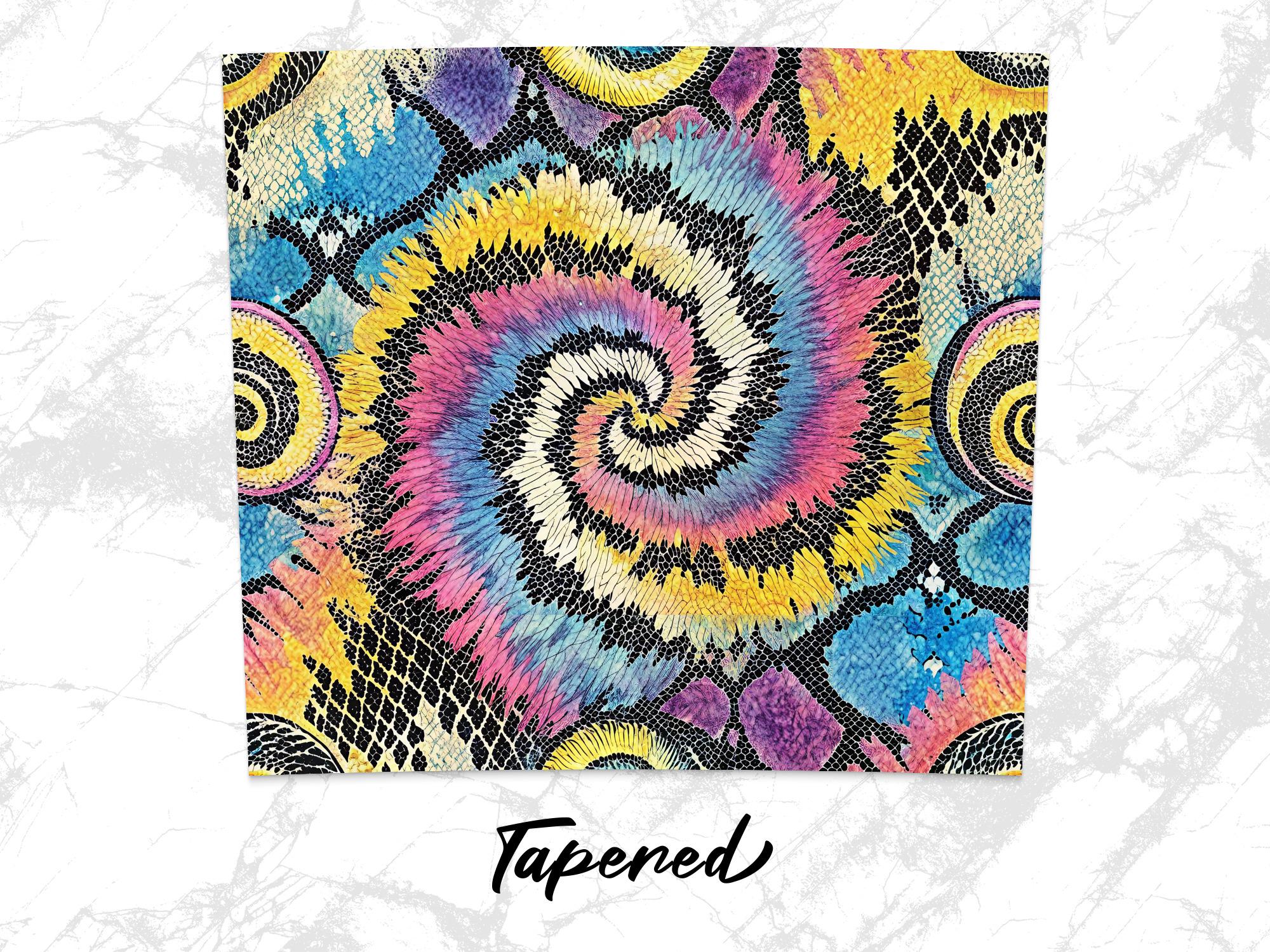 Rainbow Tie Dye Snake Skin Tumbler Wrap PNG: 20 oz Sublimation Design (Digital Download)