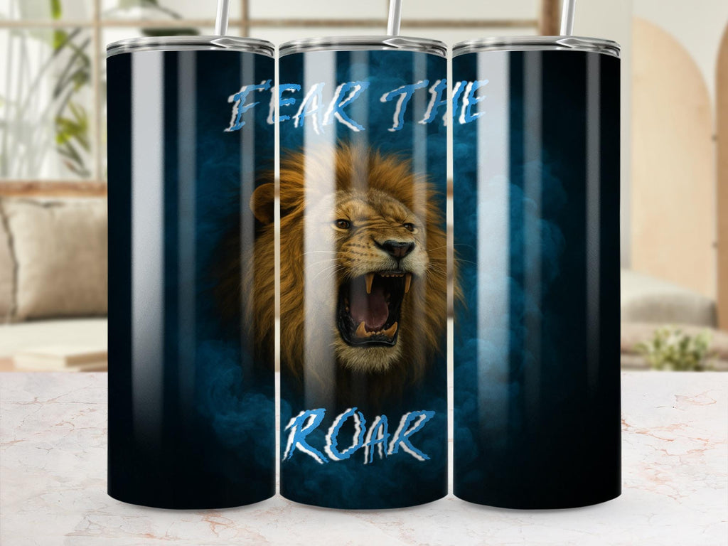 Roaring Lion Tumbler Wrap Design: Fear The Roar (Digital Download)