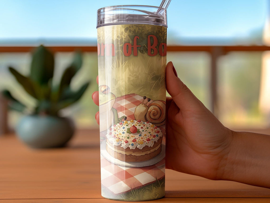 Mom of Both Tumbler Wrap: Frog & Snail Picnic (Digital Download)