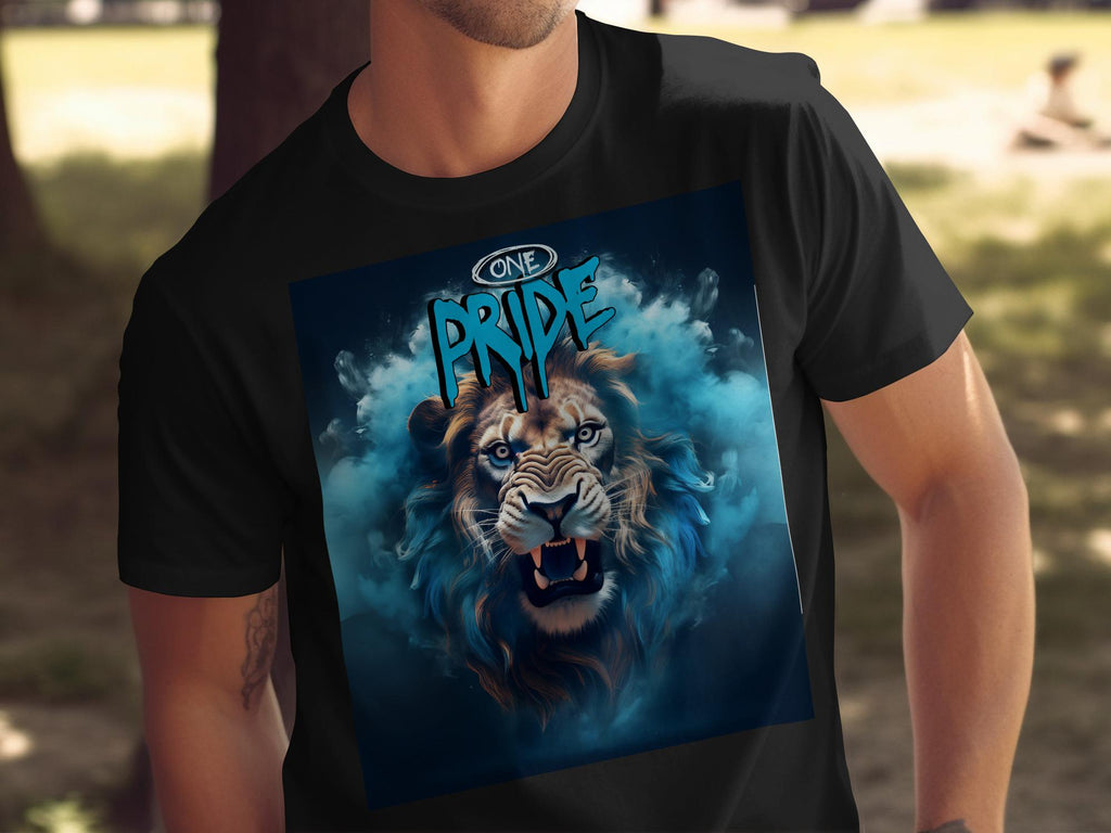 Roaring Lion Graphic Tee: Fierce Wildlife Shirt, One Pride, Animal Lover Gift