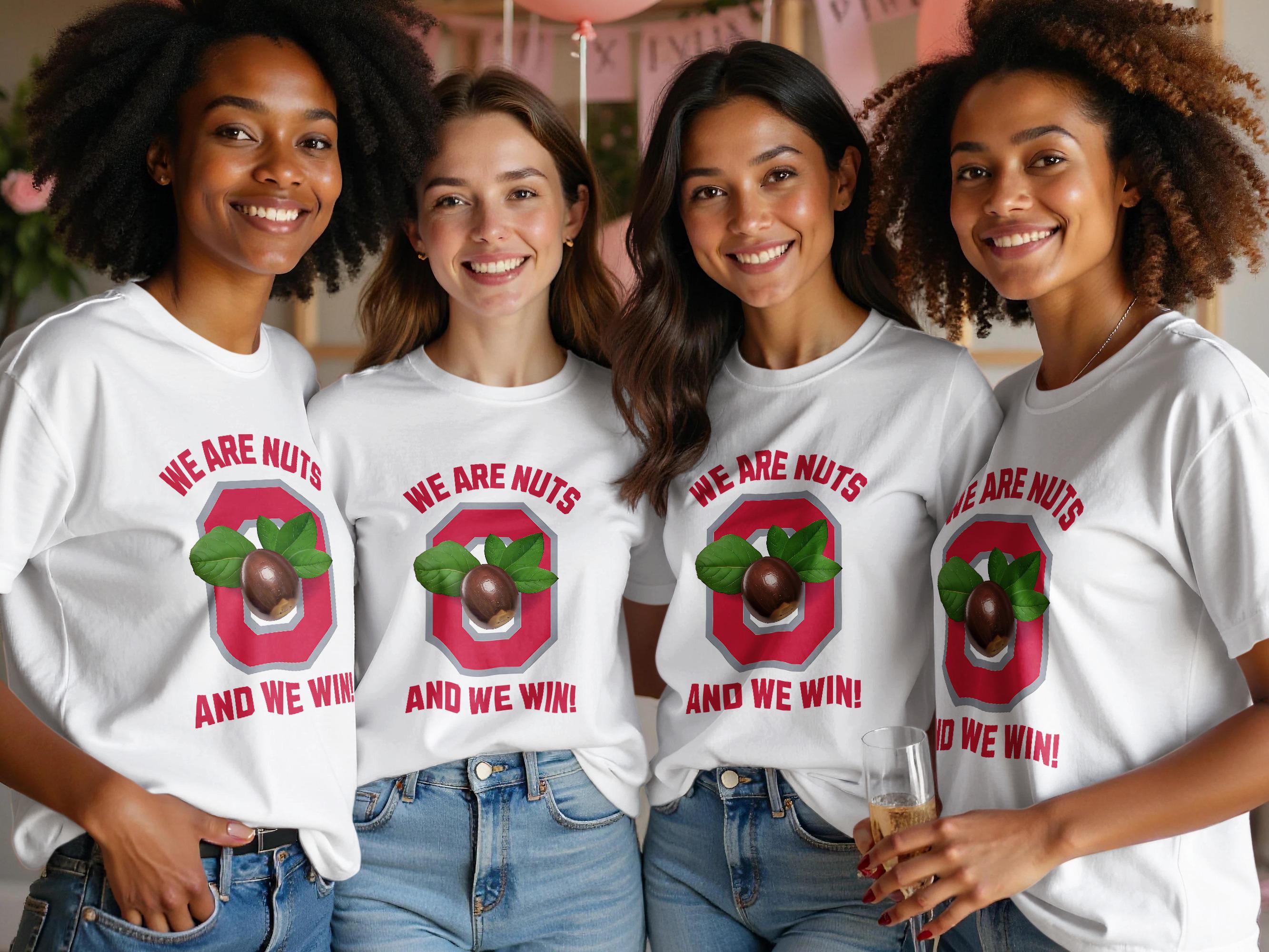 Buckeyes Shirt Sublimation Design: We Are Nuts Ohio Png (Digital Download)