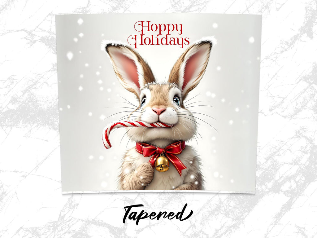 Bunny Christmas Tumbler Wrap: Holiday Sublimation Design (Digital Download)