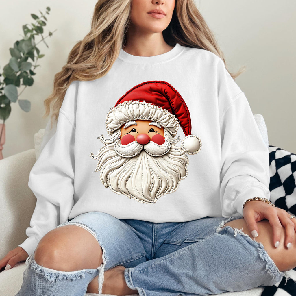 Jolly Santa Claus Portrait - Christmas PNG Image (Digital File)
