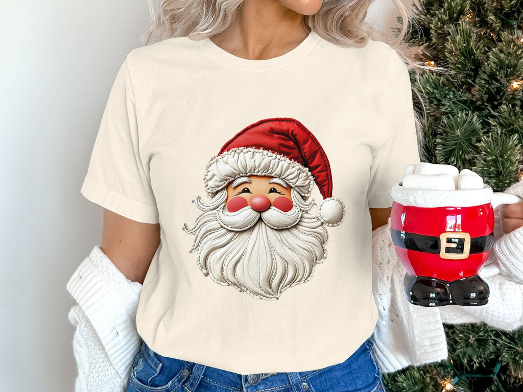 Jolly Santa Claus Portrait - Christmas PNG Image (Digital File)